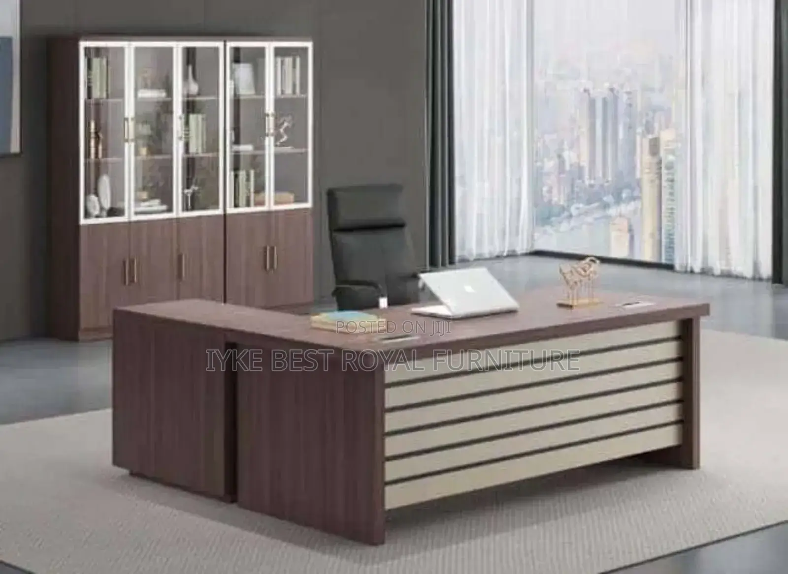 1.6miter Office Executive Table With Extension
