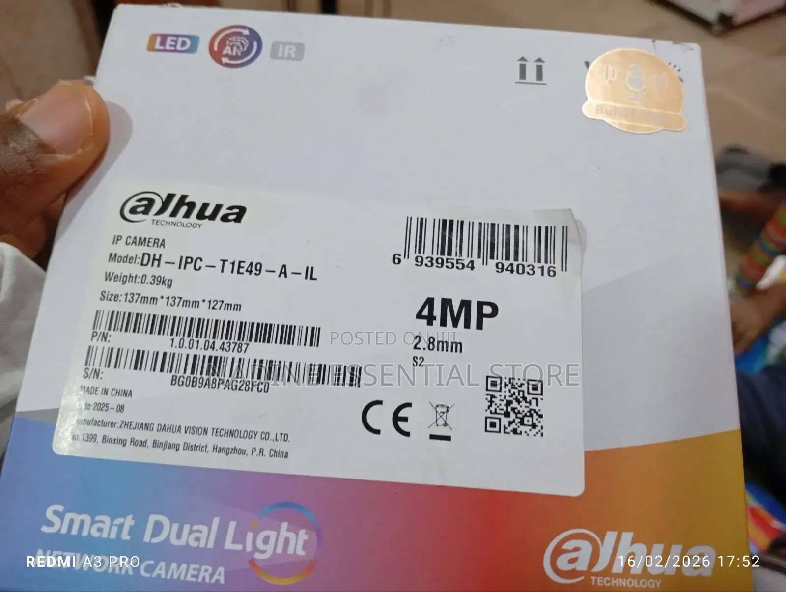 Dahua Eco Series Ip Camera