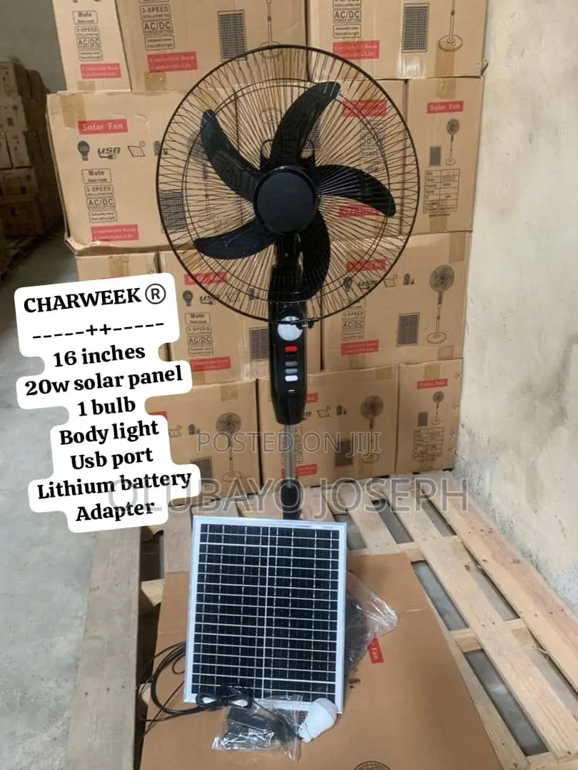 Solar Lighgning Kits and Fan.