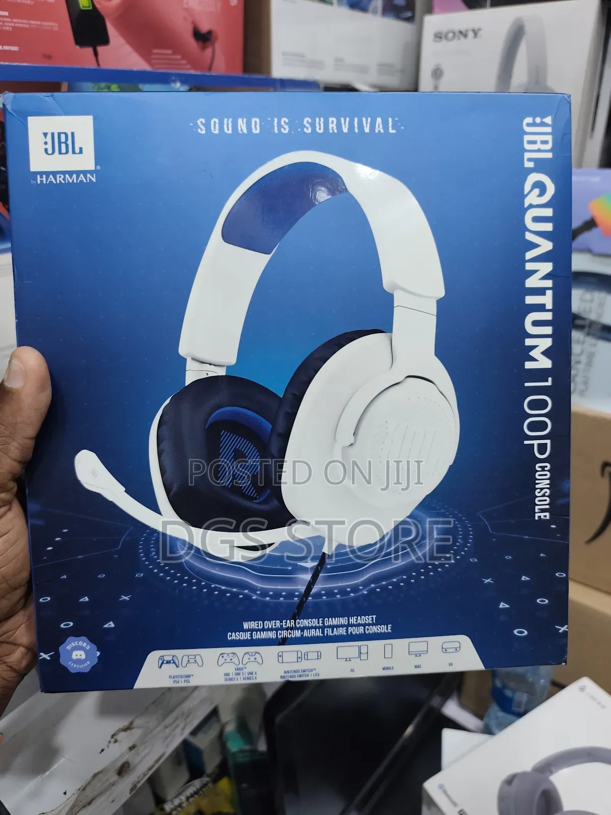 JBL Quantum 100p Console Wired Headphone