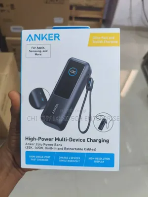 Anker Zolo 25,000mah 165w Power Bank – 3 Usb-C