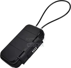 Portable Safe Box With Code, Waterproof Combination Security Lock Box