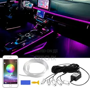 Car Led Interior Strip Light, Multicolor RGB Sound Active