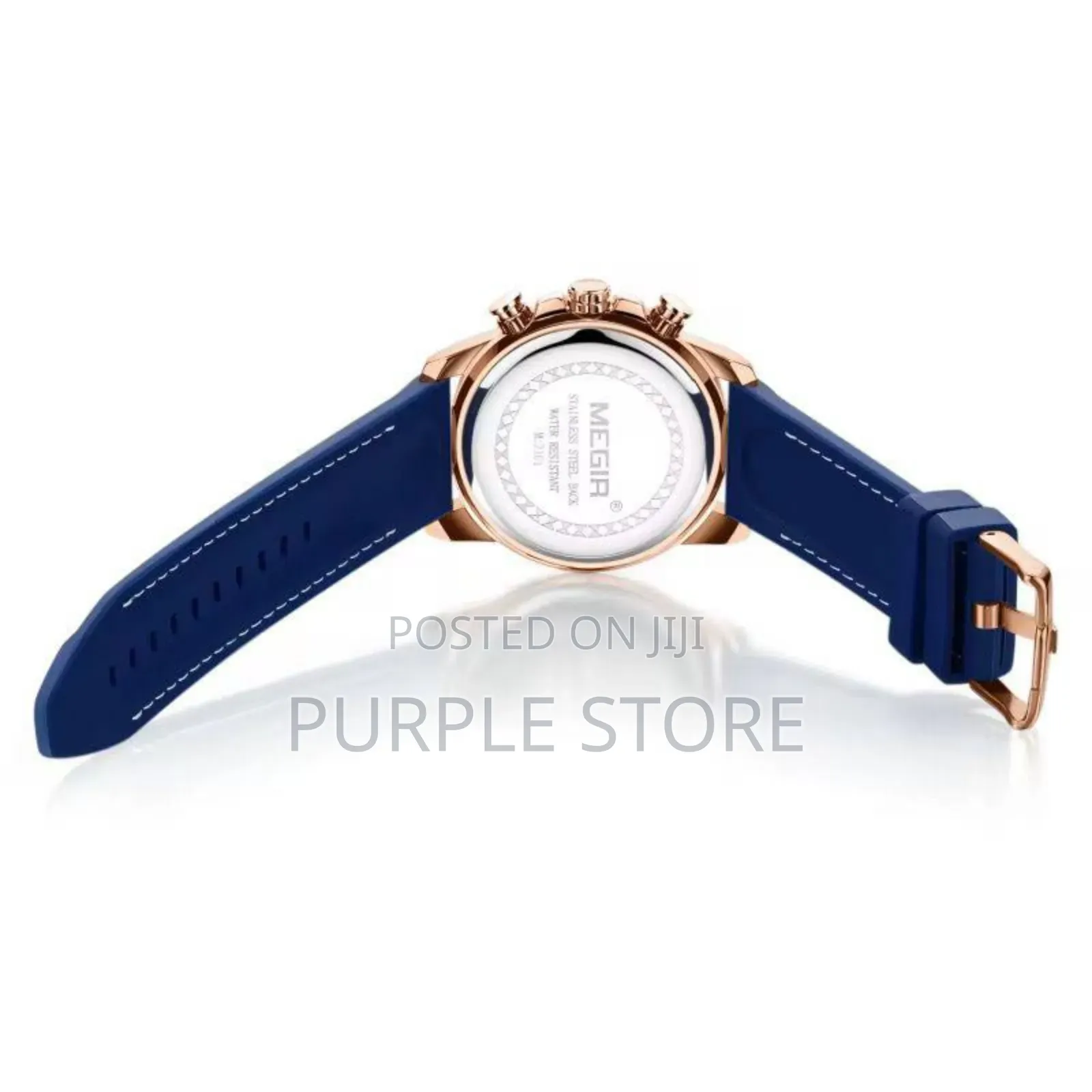 Megir Rubber-Strap-Chronograph
