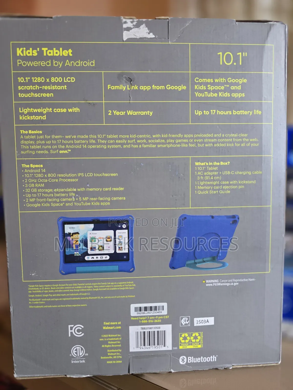 New Tablet 32 GB Blue