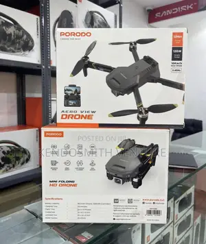 Porodo Aero View Drone – Foldable With Hd Camera