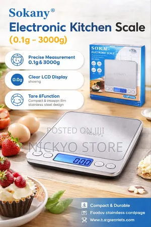 Sokany Electronic Kitchen Scale (0.1g – 3000g)