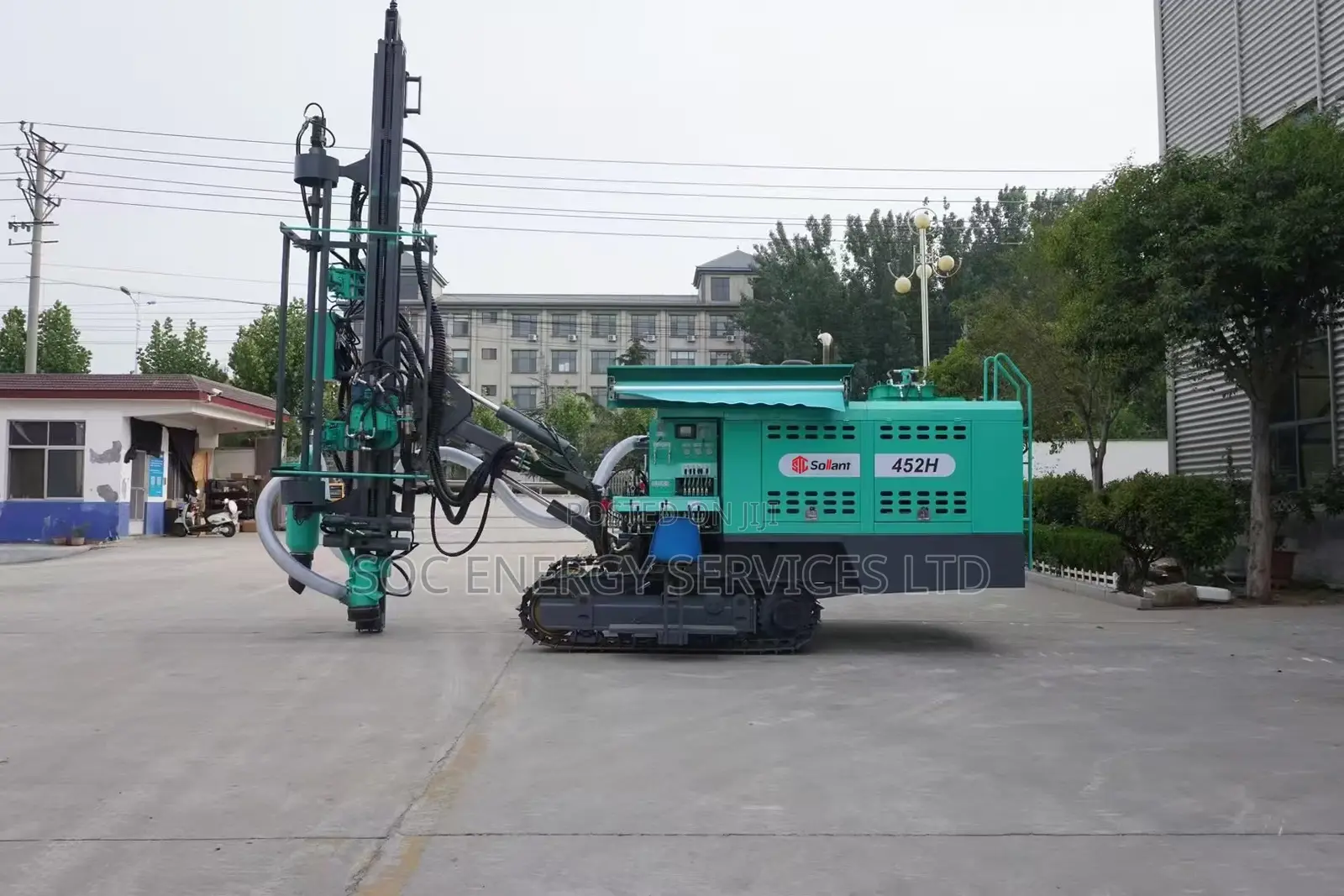 Crawler Mounted Dth Drilling Rig-