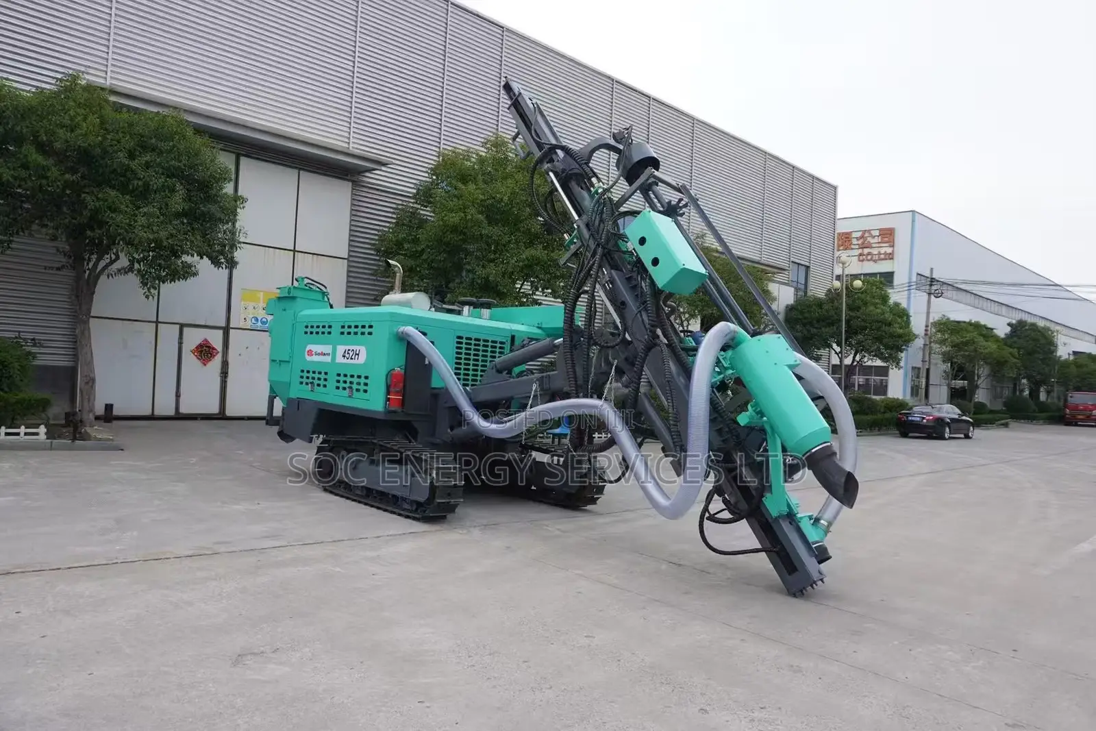 Crawler Mounted Dth Drilling Rig-