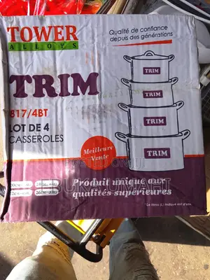 Tower Pot Set - 4 Piece (Tower Trim)16,18,20,22cm.
