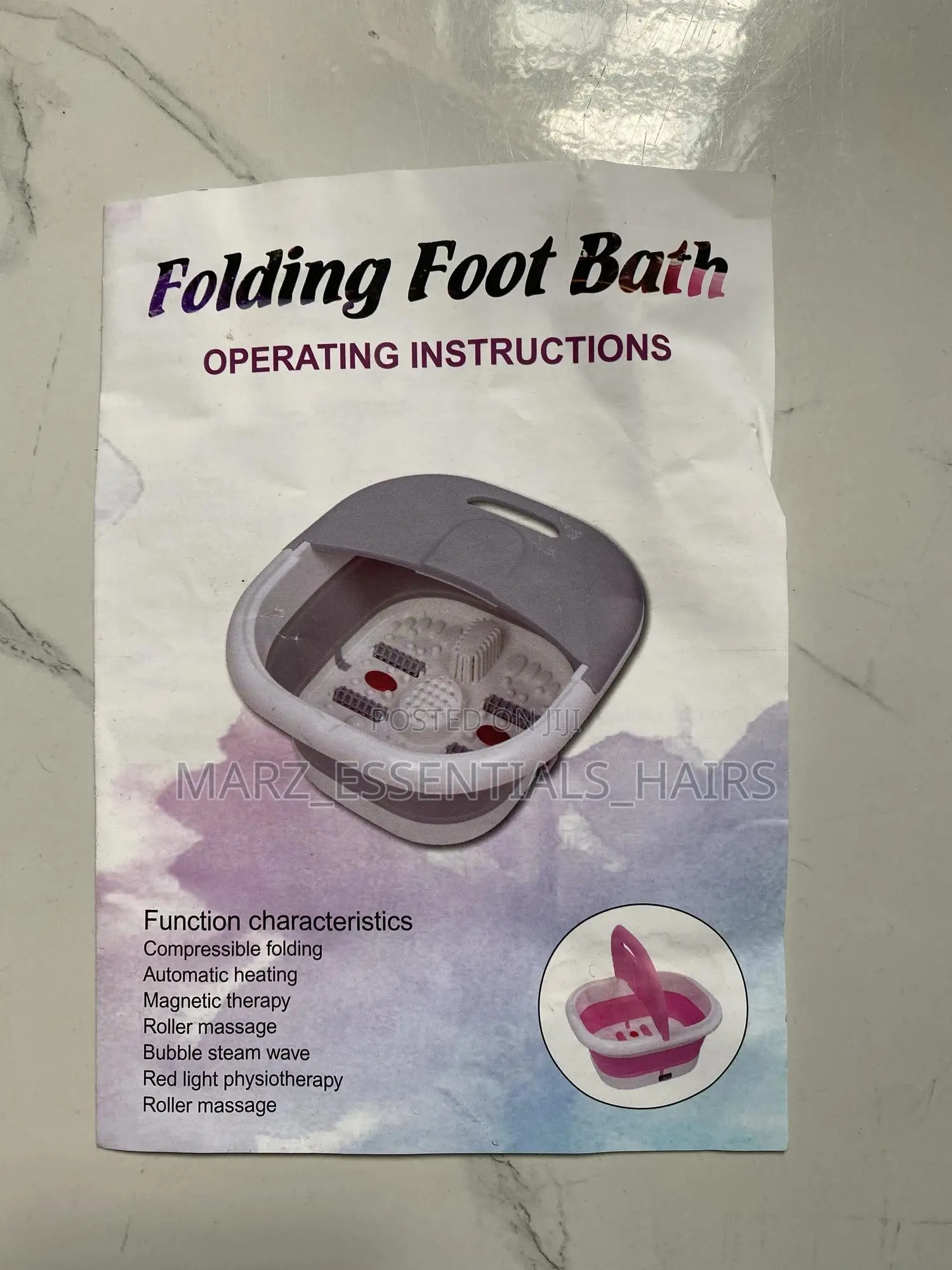 Folding Foot Bath