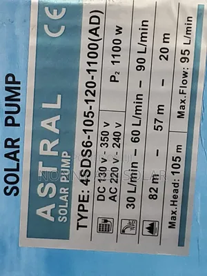 Astral 1.5hp AC/Dc Solar
