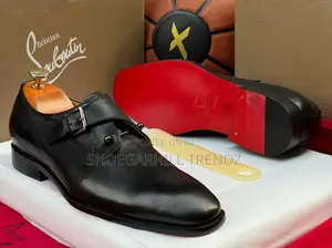 Mens Cl Red Bottoms Single Strap Shoes