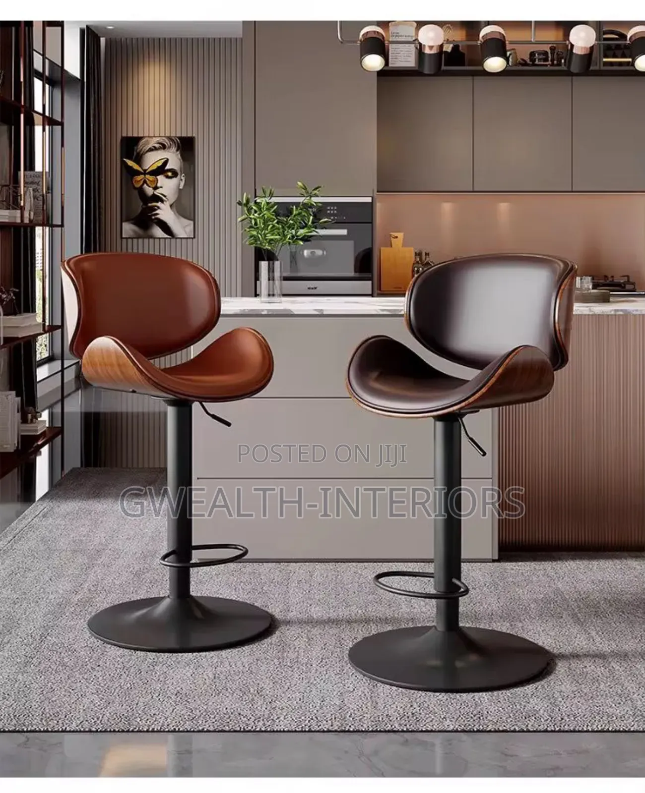Quality Leather Bar Stools