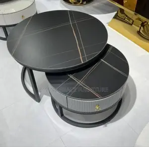 Marble Centre Table Set 2in1