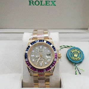Rolex Full Stone Chain Watch