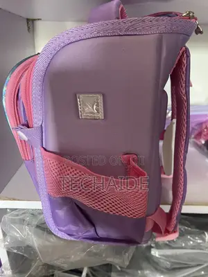 A Lovely Female Cartoon Character School Bag