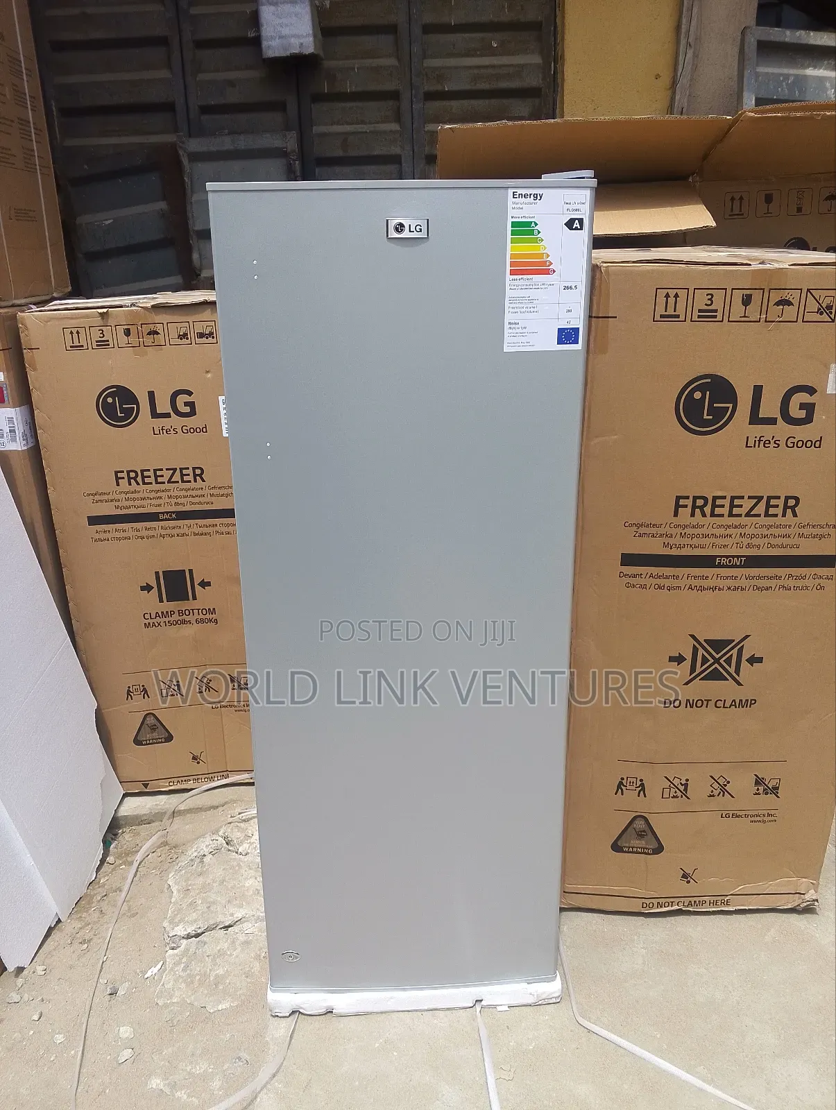 Lg Standing Upright Freezer Model 580