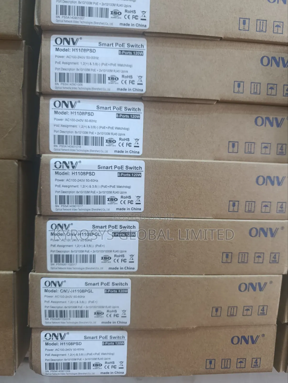 Onv 8port Poe Switch