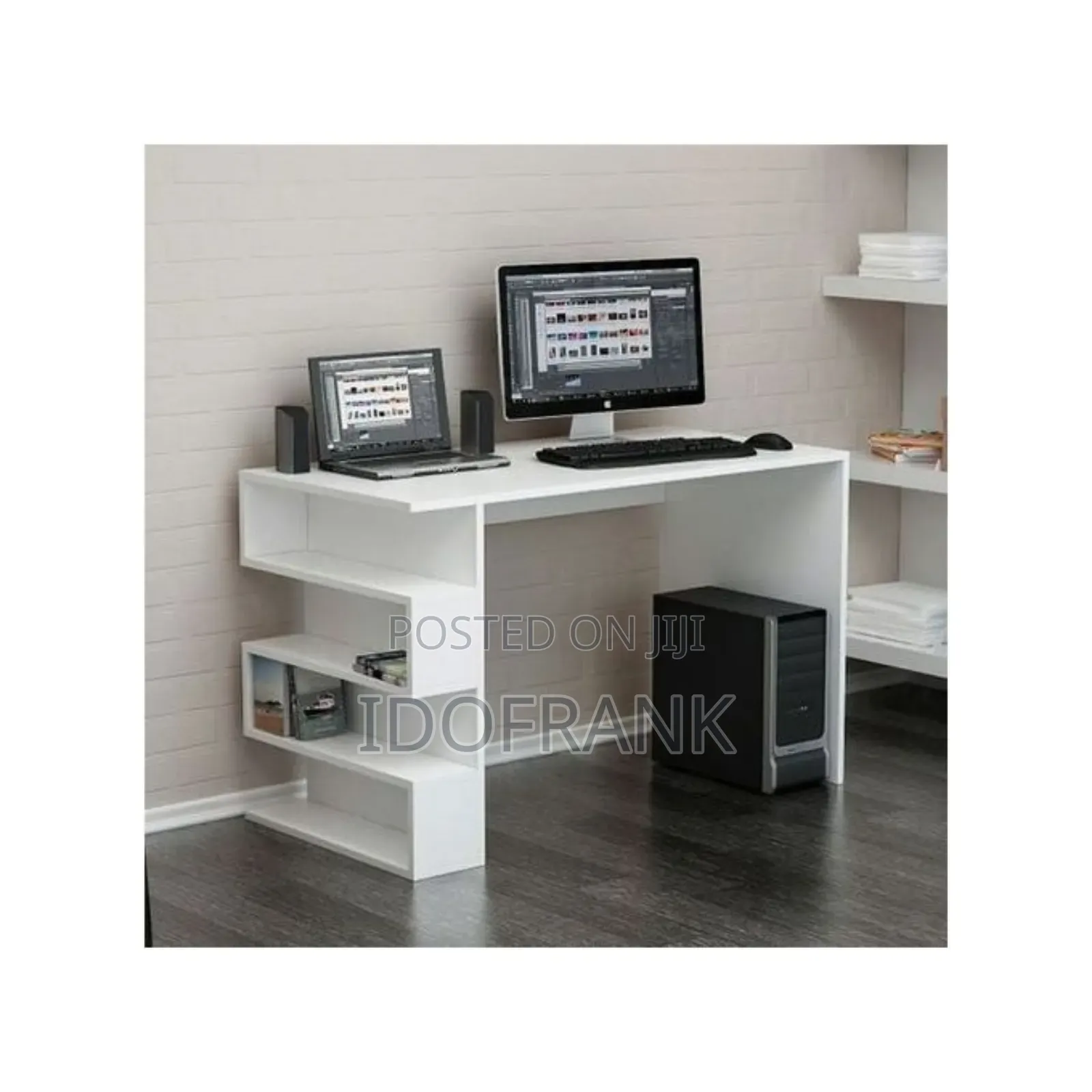 Wood Office Table -White