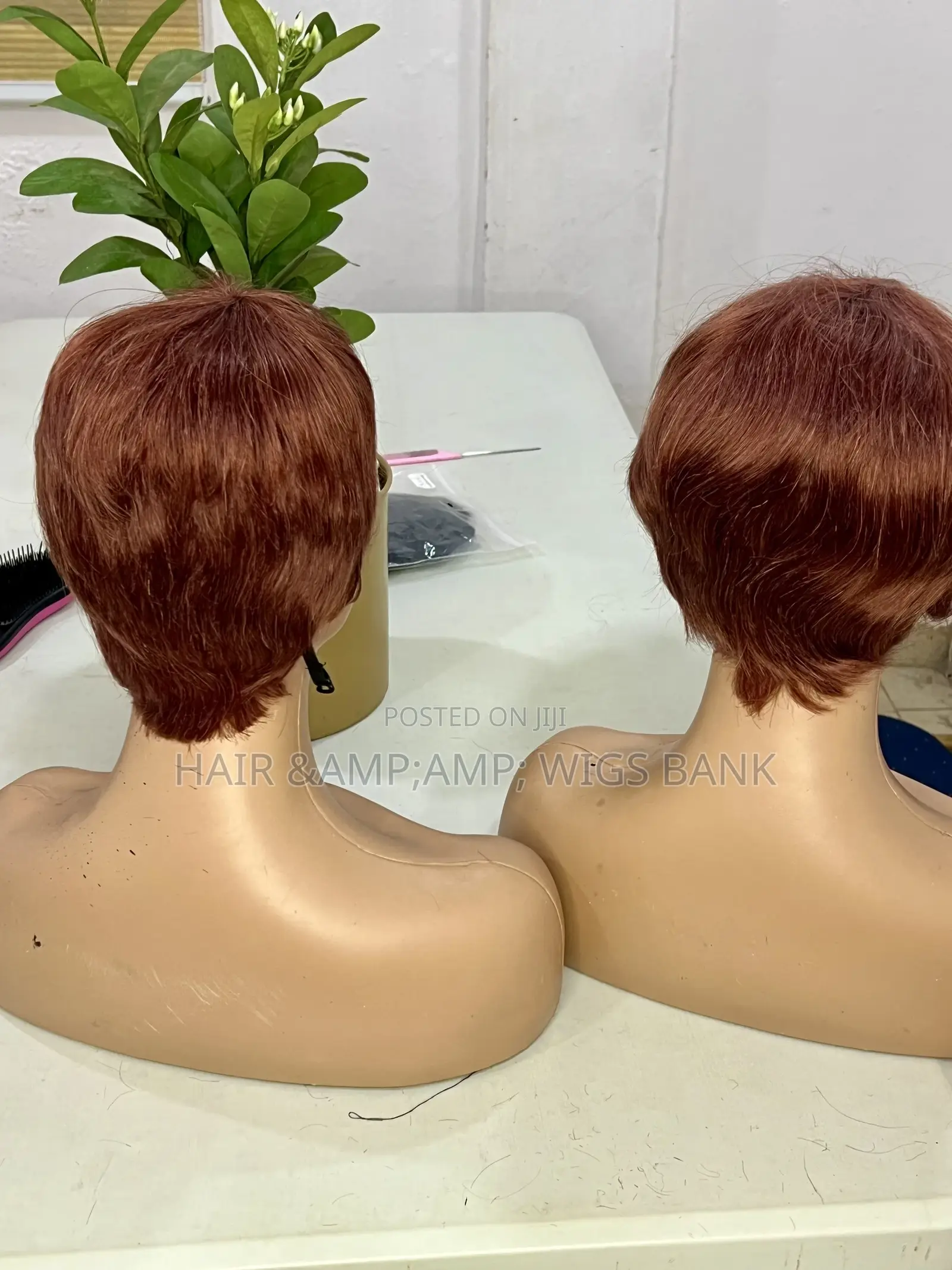 Celebrity Pixie Cut Skull Cap - Col Orange/ Natural/Bro