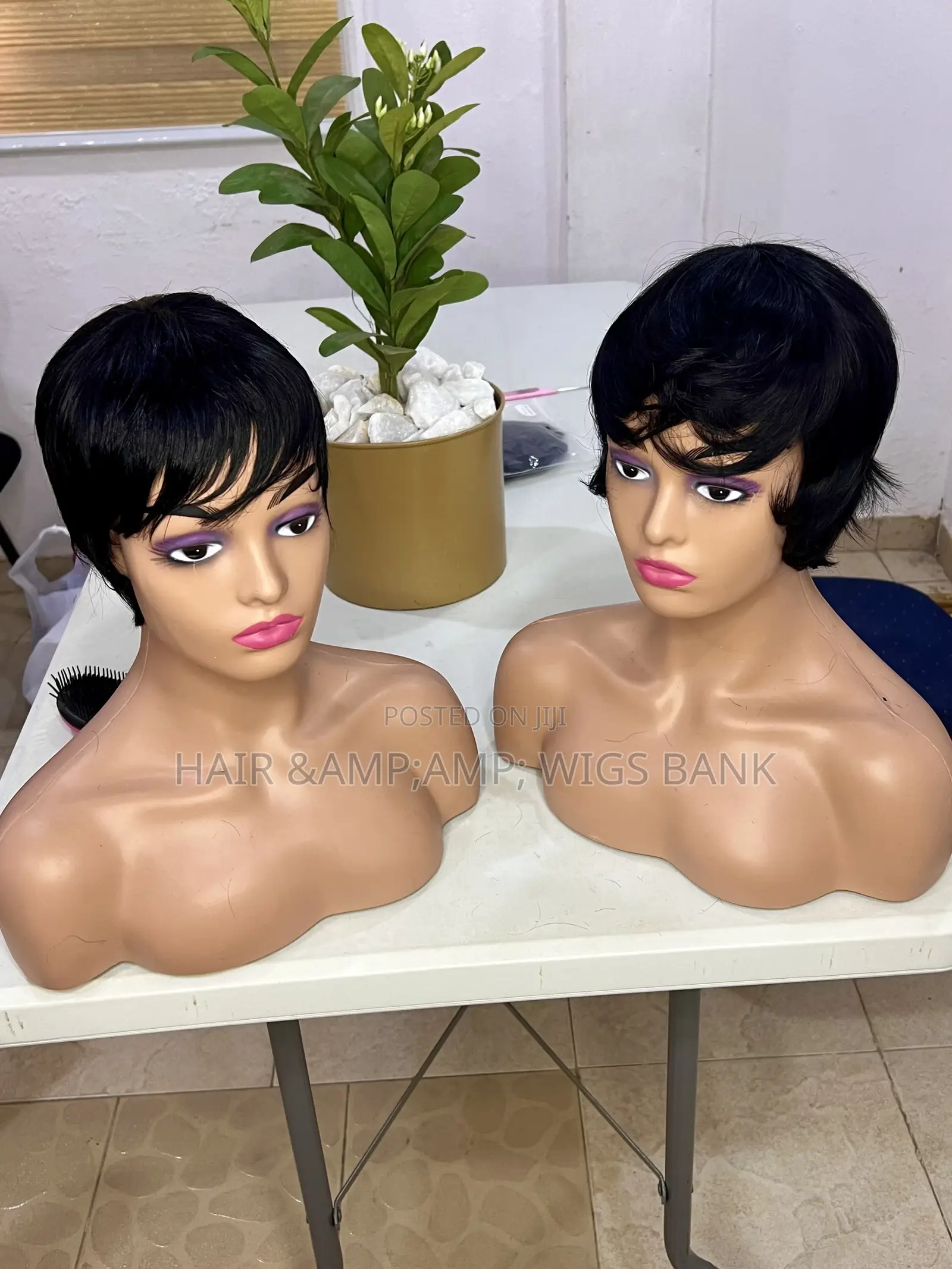 Celebrity Pixie Cut Skull Cap - Col Orange/ Natural/Bro