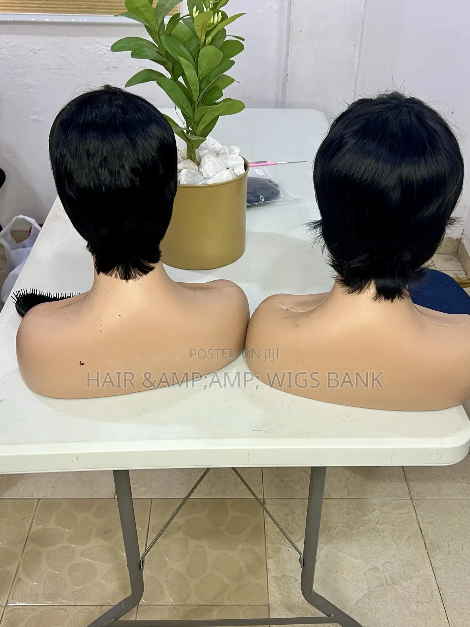 Celebrity Pixie Cut Skull Cap - Col Orange/ Natural/Bro