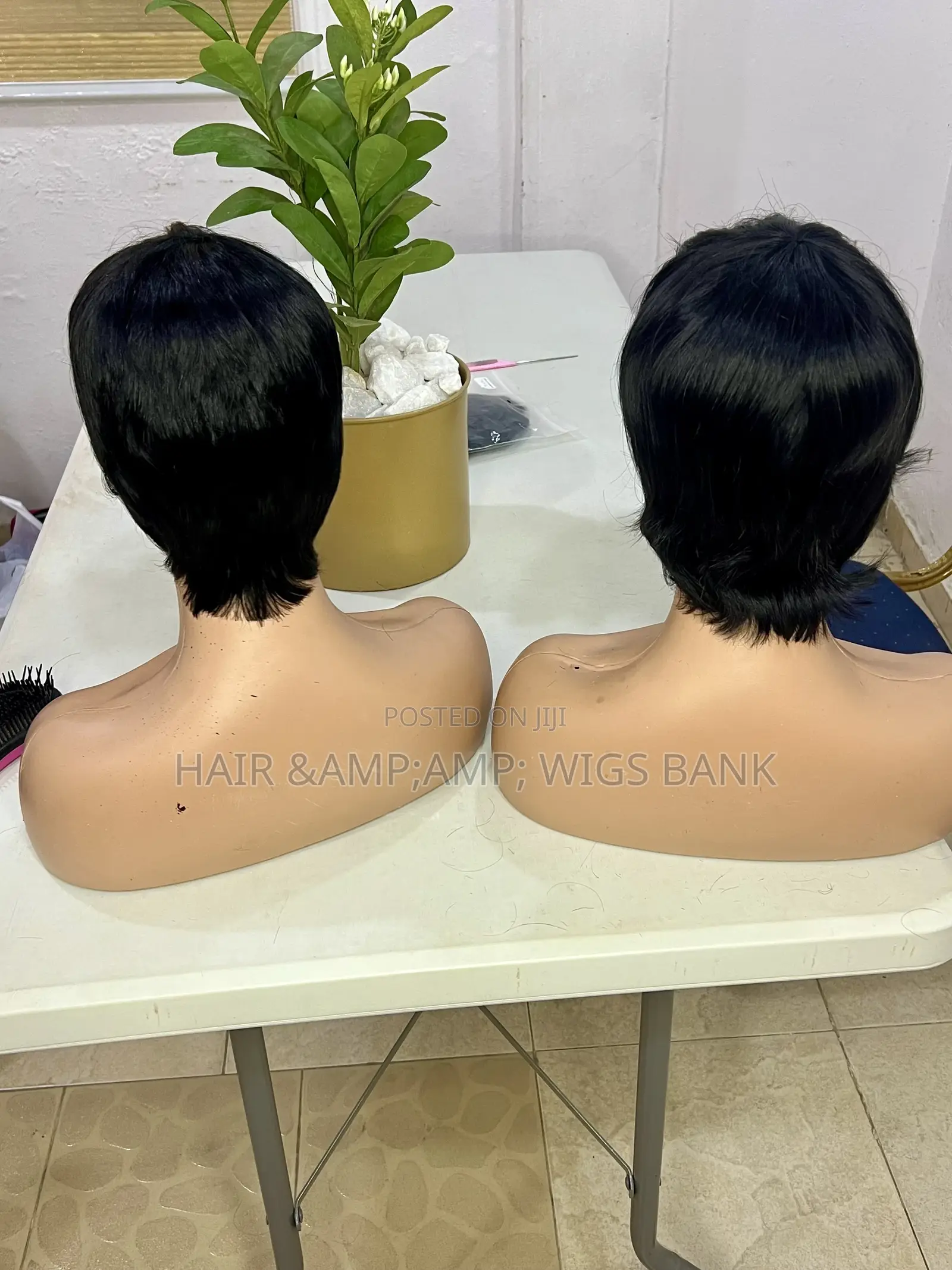 Celebrity Pixie Cut Skull Cap - Col Orange/ Natural/Bro