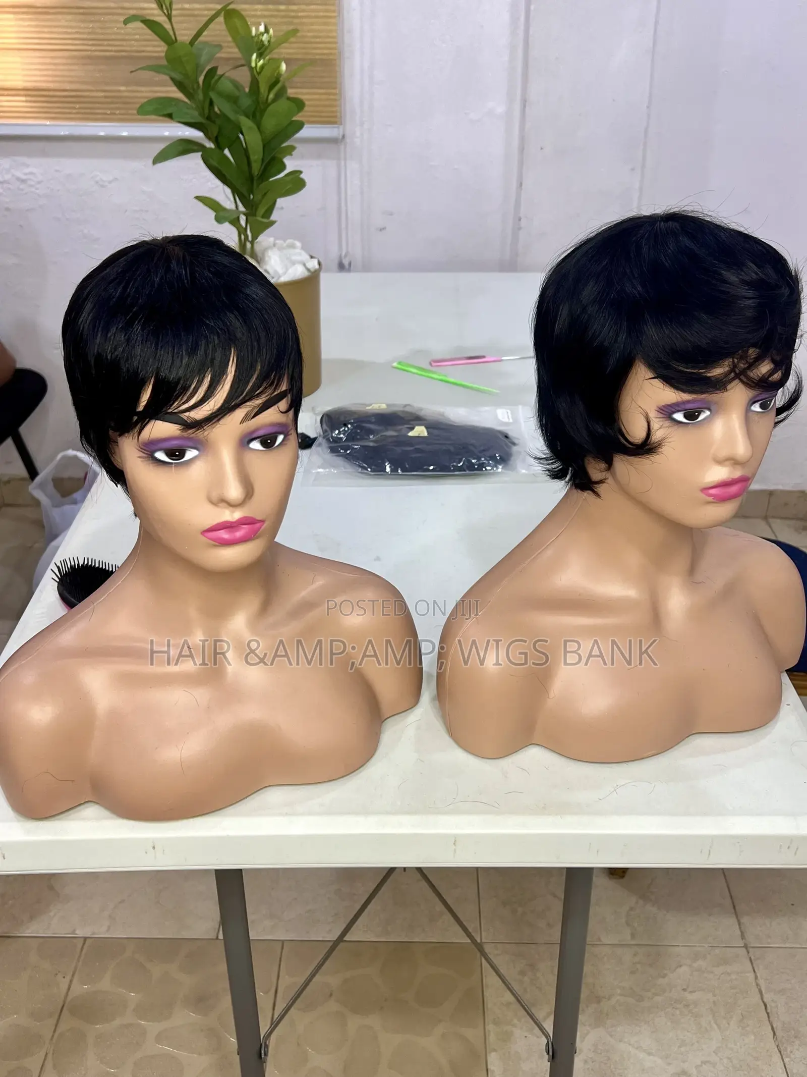 Celebrity Pixie Cut Skull Cap - Col Orange/ Natural/Bro