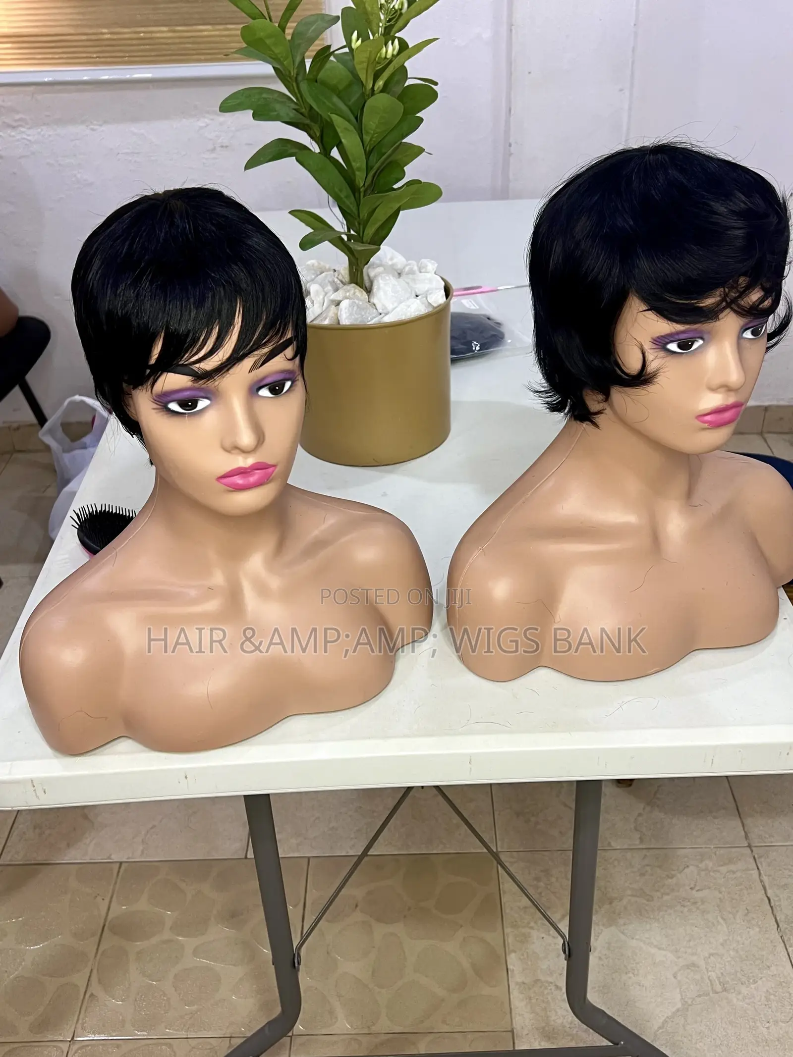 Celebrity Pixie Cut Skull Cap - Col Orange/ Natural/Bro