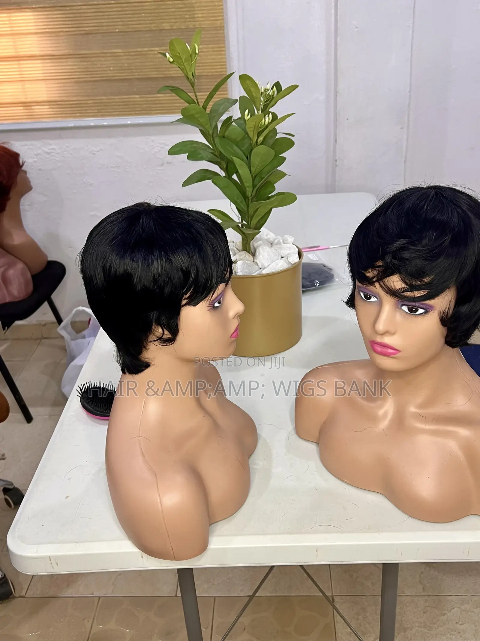 Celebrity Pixie Cut Skull Cap - Col Orange/ Natural/Bro