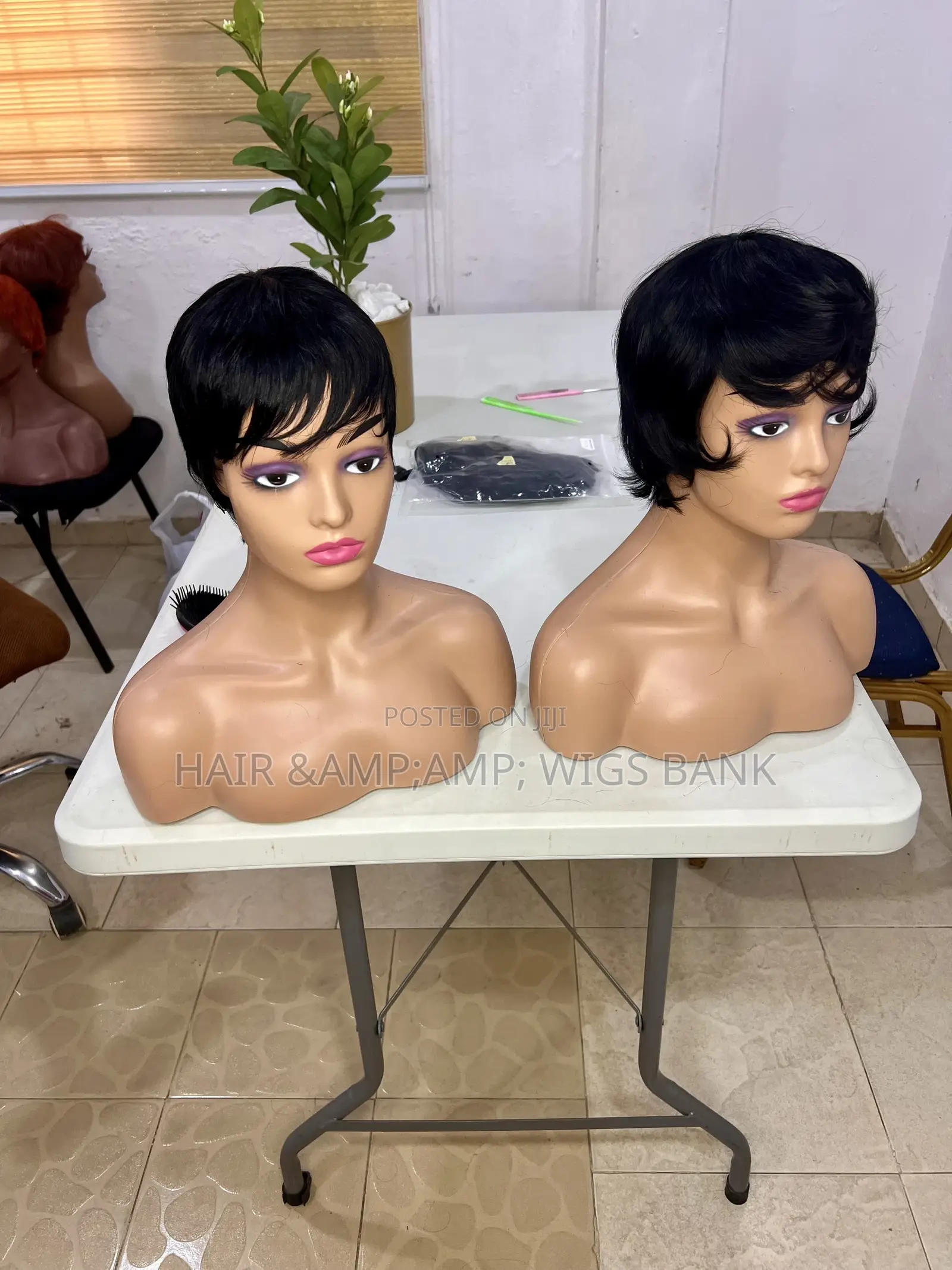 Celebrity Pixie Cut Skull Cap - Col Orange/ Natural/Bro
