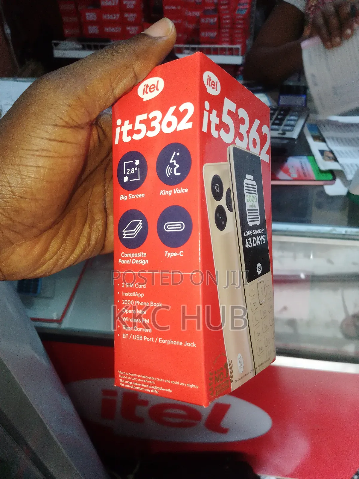 New Itel it5362 Black