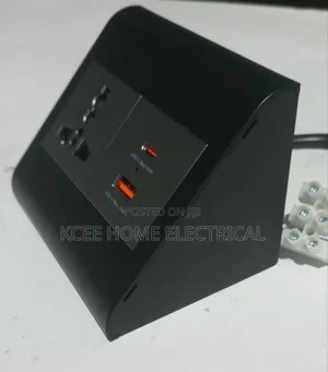 Table Power Socket With Usb + Type-C Fast Charging Port