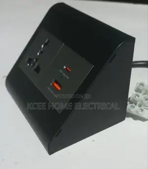 Table Power Socket With Usb + Type-C Fast Charging Port