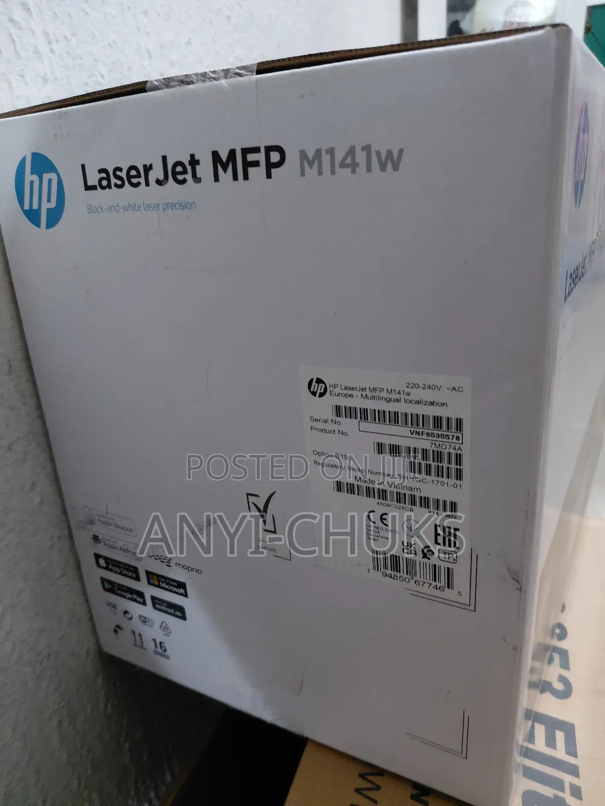 Hp Laserjet MFP M141w Printer