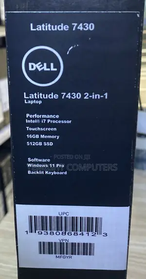 New Laptop Dell Latitude 7430 16GB Intel Core I7 SSD 512GB