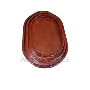 3 Pieces Set of Hardened Melamine Serving Trays