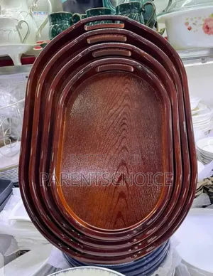 3 Pieces Set of Hardened Melamine Serving Trays