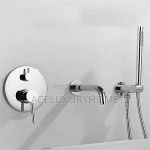 Chrome Conduit Shower