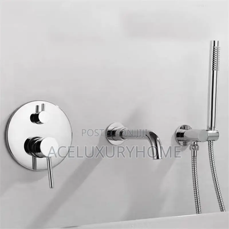 Chrome Conduit Shower