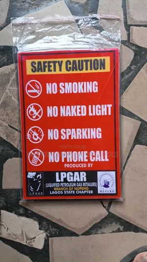 Caution Board Sign