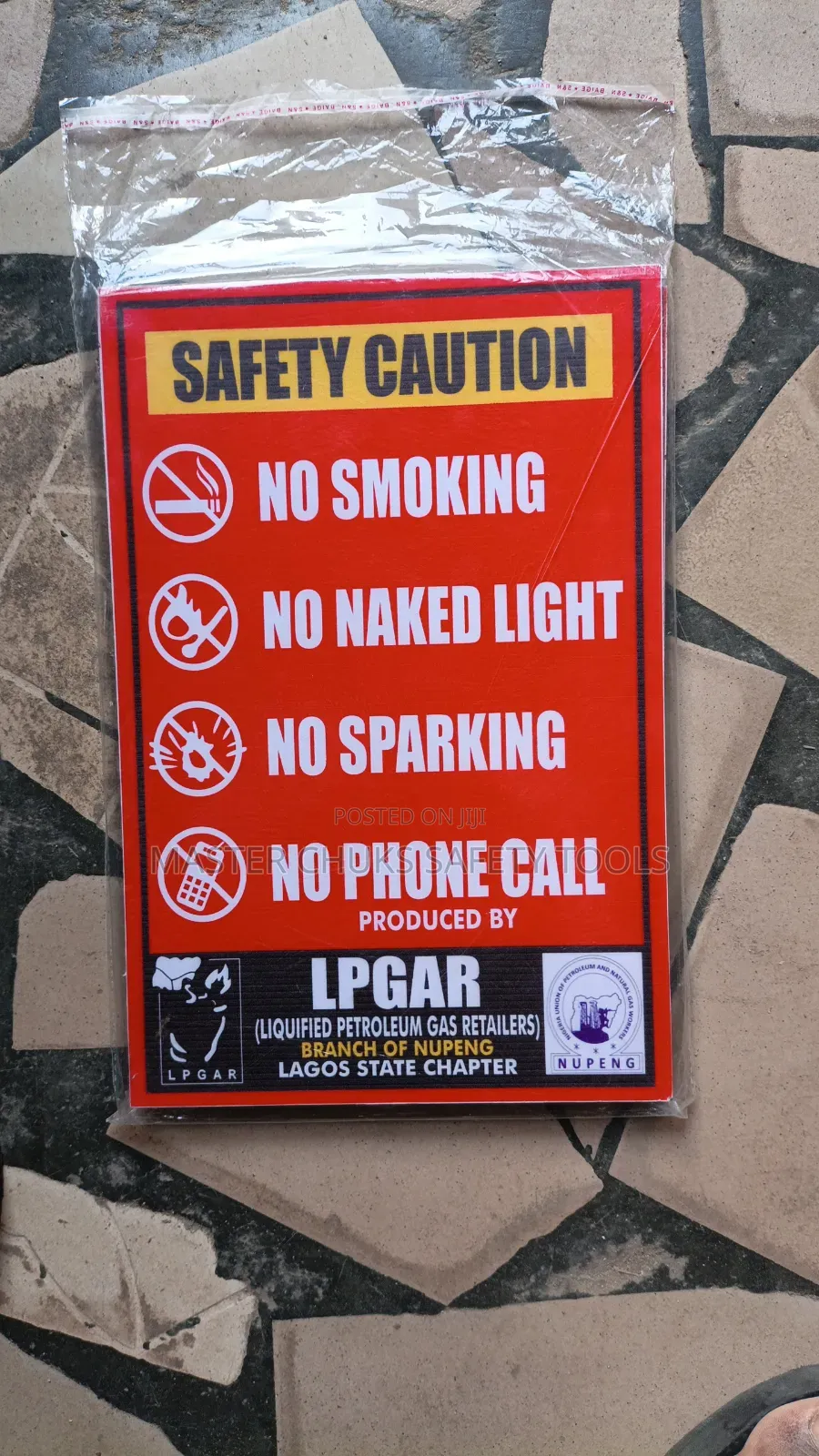 Caution Board Sign