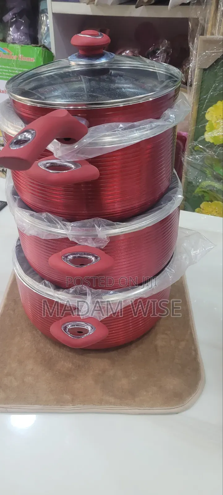 Marble Cookware . Pot Set . ( Best Quality)