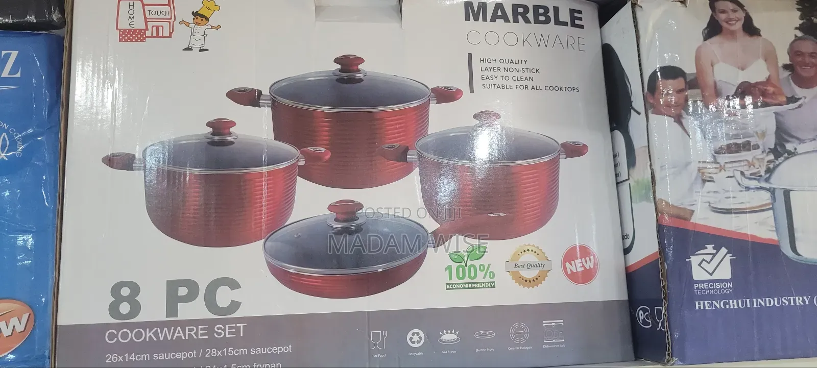 Marble Cookware . Pot Set . ( Best Quality)