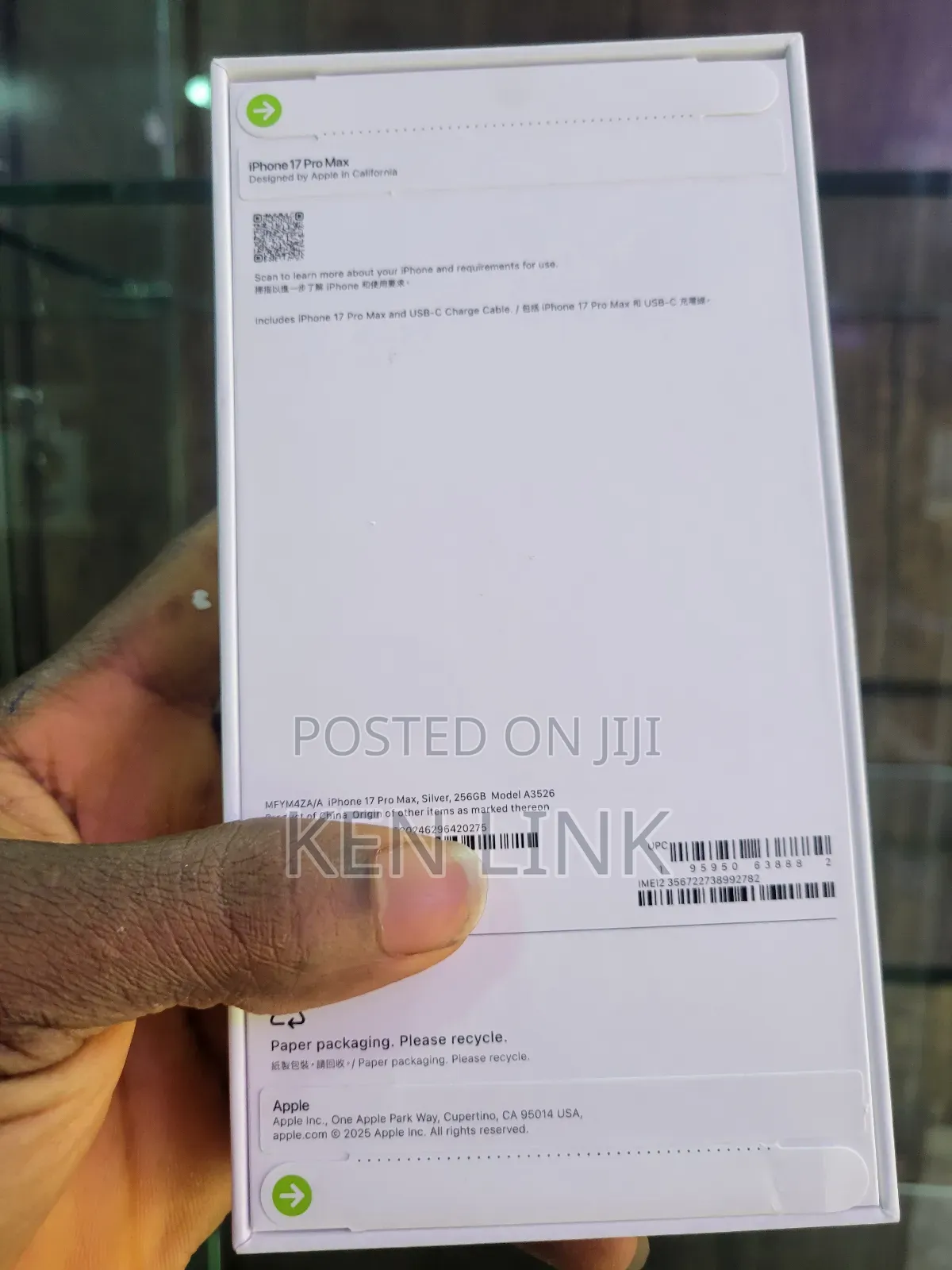 New Apple iPhone 17 Pro Max 256 GB Silver