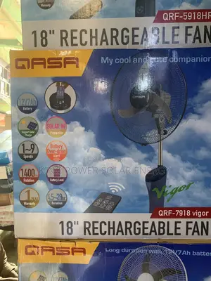 18” Qasa Rechargeable Fan