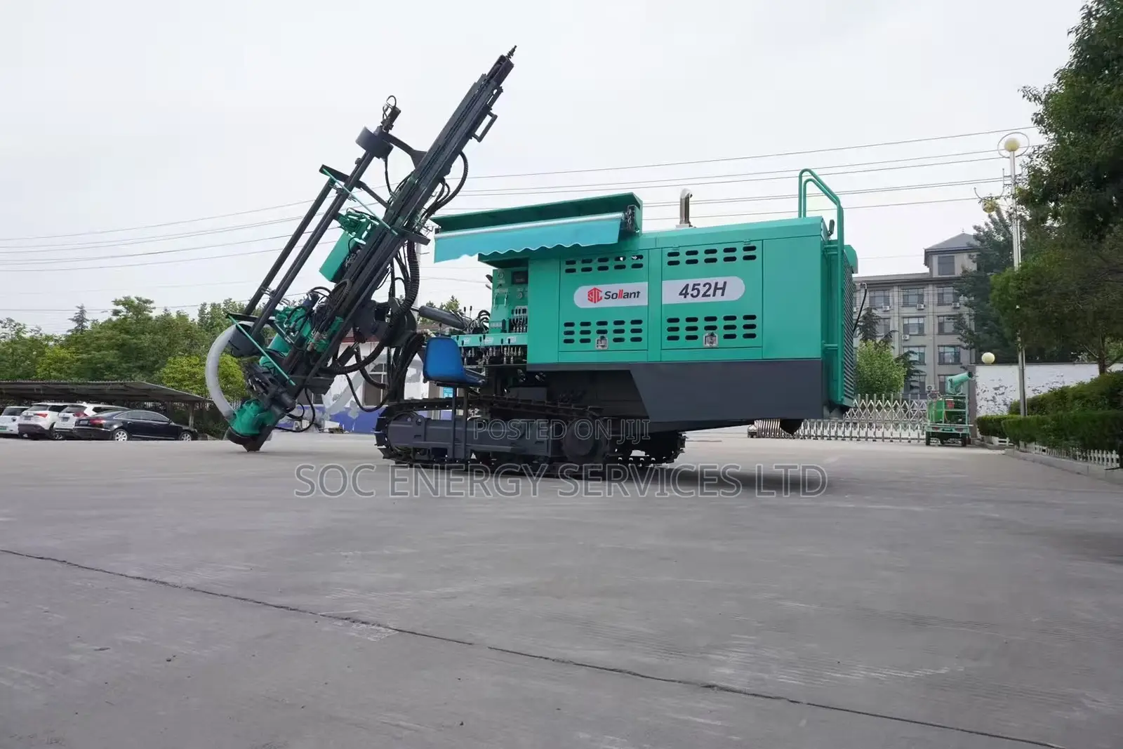 Crawler Mounted Dth Drilling Rig-