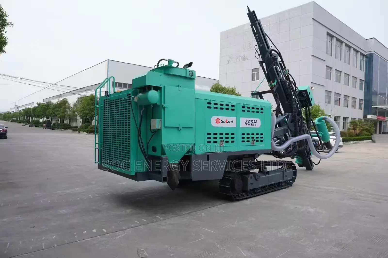 Crawler Mounted Dth Drilling Rig-