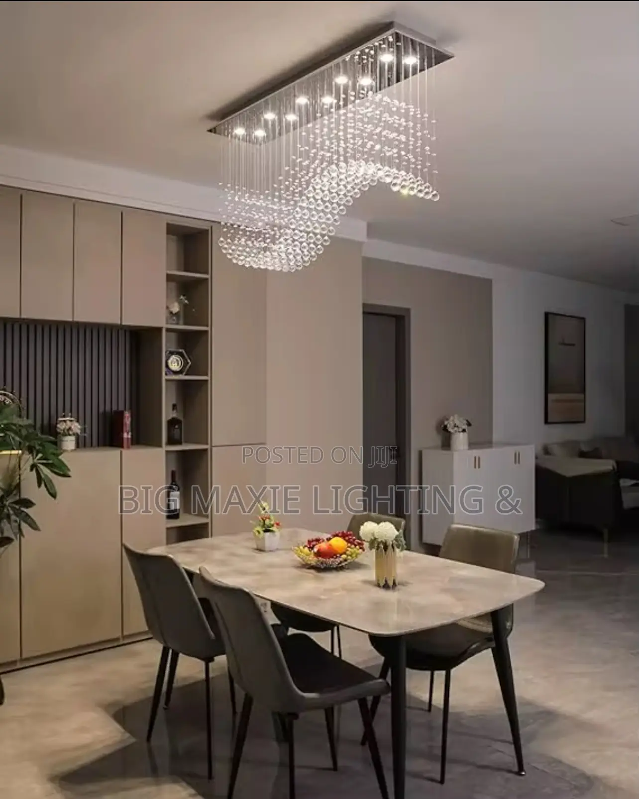 Luxury Crystal Raindrops Chandelier